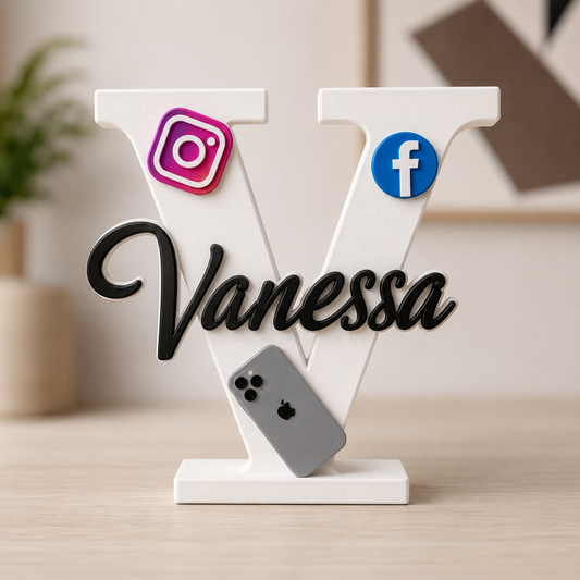 Letra Decorativa Personalizada em Impressão 3D