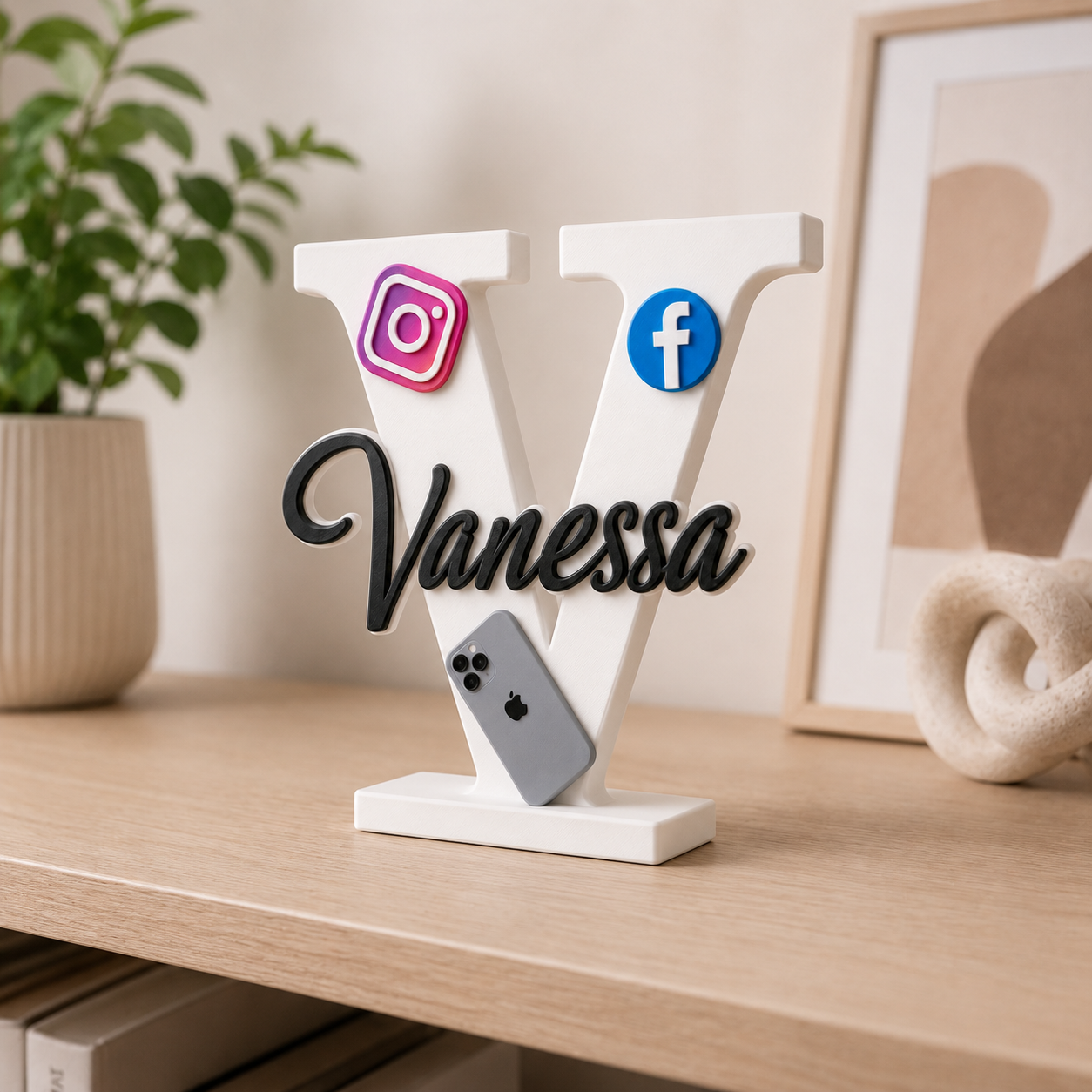 Letra Decorativa Personalizada em Impressão 3D