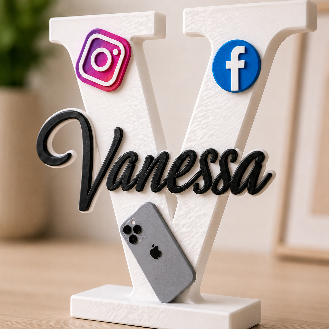Letra Decorativa Personalizada em Impressão 3D